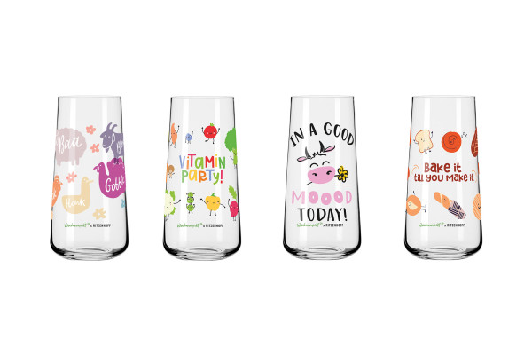 Wochenmarkt24 Trinkglas 4er-Set Limited Edition