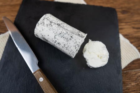 Buchette Chevre mit Asche